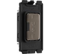 BG RBNFUSE Nexus Grid Fuse Holder - Black Nickel