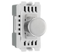 BG RBSDLT Nexus Grid 2-Way Intelligent Dual Mode Dimmer Module - Brushed Steel