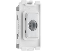 BG RBSFLEX Nexus Grid Flex Outlet (up to 10mm) - Brushed Steel