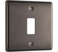 BG RNBN1 Nexus Metal 1G Grid Front Plate - Black Nickel
