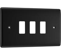 BG RNFB3 Nexus Metal 3G Grid Front Plate - Matt Black