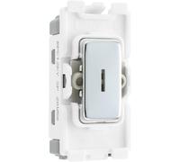 BG RPC12KY Nexus Grid 20A Secret Key SP 2-Way - Polished Chrome