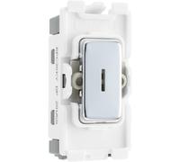 BG RPC30KY Nexus Grid 20A Secret Key DP - Polished Chrome