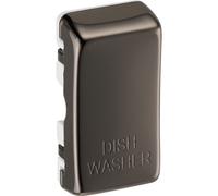BG RRDWBN Nexus Grid Rocker Embossed (DISH WASHER) - Black Nickel