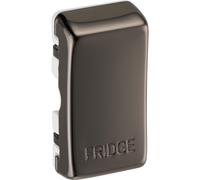 BG RRFDBN Nexus Grid Rocker Embossed (FRIDGE) - Black Nickel