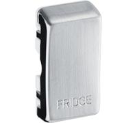 BG RRFDBS Nexus Grid Rocker Embossed (FRIDGE) - Brushed Steel