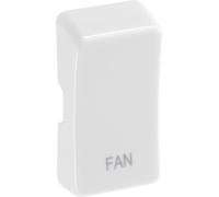 BG RRFNW Nexus Grid Rocker Printed (FAN) - White