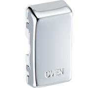 BG RROVPC Nexus Grid Rocker Embossed (OVEN) - Polished Chrome