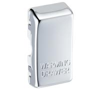 BG RRWDPC Nexus Grid Rocker Embossed (WARMING DRAWER) - Polished Chrome