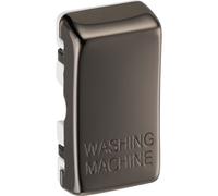 BG RRWMBN Nexus Grid Rocker Embossed (WASHING MACHINE) - Black Nickel