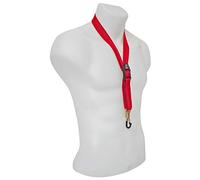 BG S39MSH STANDARD NECK STRAP ALTO TENOR RED COATED METAL HOOK