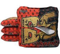 BG Samurai Cornhole Bags | Exclusive to Amazon | Set of 4 ACL Cornhole Bags | ACL Stamped 2026 | Color: Launch Edition Red & Black