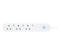 BG Smart EHC31 3 Gang Way Triple Socket Extension Lead 1m White Home App wiFi