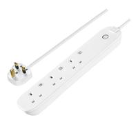 BG Smart Socket & Adaptor 13A White Moulded Home App Control Alexa Compatible