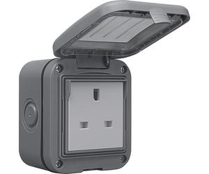 BG WPB23 Weatherproof IP55 13A 1G Unswitched Socket