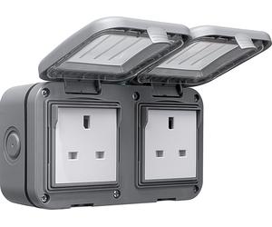 BG WPB24 Weatherproof IP55 13A 2G Unswitched Socket