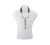 BG Zen Strap for Soprano, Alto, Tenor Sax & Baritone Sax BG-S23YMSH - Metal Coated Snap Hook - Black - Extra Large