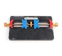 BGA Fixture IC Chip Soldering PCB Fixing Holder, Circuit Board Clamping Tool, Dual - Slot Steel PCB Holder for Phone Repair and Soldering with Heat - Resistant Design
