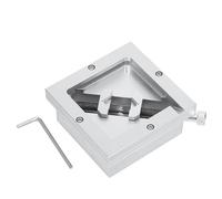 BGA Reballing Station HT - 90 90x90, Universal Diagonal Stencil Kit for BGA Reballing, Aluminum Alloy Rework Tool with Adjustable Chip Size Knob and Diversion Groove, Compatible wi