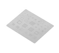 BGA Reballing Stencil Template, Stainless Steel Material, Precise Positioning, Universal Reballing Net Stencil for S20 Series, G988U, G988B, 0.12mm Pitch, Phone Repair Tools