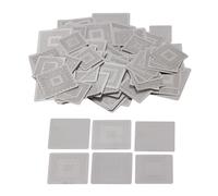 Bga Reballing Stencils 144 Pcs 304 Stainless Steel Multi Functional Reballing Rework Templates for Laptop Desktop Motherboard Graphics Card Repair