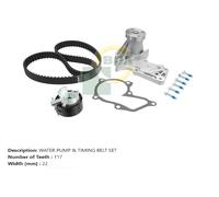 FORD GRAND C-MAX 1.6 PETROL 2011-on NEW BGA CAM TIMING BELT KIT + WATER PUMP