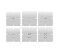 BGA78 to BGA152 Solder Ball Stencils Set 90x90mm Reballing Template Steel Solder Stencil for DDR5 Chip Soldering Pattern