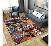 BGAFAG Jojo'S Bizarre Adventure Carpet Fashion 3D Printed Anime Carpet For Living Room Bedroom Large Area Soft Home Rug Kids Room E2237 80X120Cm