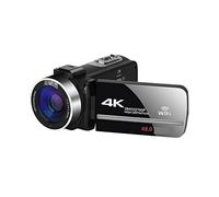 BGAZA 2 PCS 4K Camcorder Digital Video Camera For Streaming Vlog Recorder 18X Time-Lapse Webcam Stabilizer(128G SD Card,NA-U800-LO)