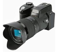 BGAZA 24X Optical Zoom Telephoto Lens Wide Angle Professional Digital Photo Camera SLR Flashlight 33MP 1080P Recorder 3" Screen(64G SD Card,NO Flashlight)