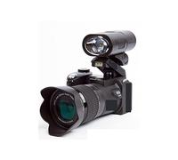 BGAZA 33MP HD Camcorder Camera Wide Angle Lens + 24X Telephoto Lens + LED + Tripod Set(Type)