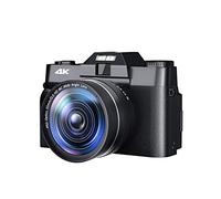 BGAZA 48MP Beginner Digital Camera For Photography 4K Selfie Vlog Camcorder Auto Focus Video Camera Wide Angle Vintage Photo Recorder(16G TF Card,Nero)