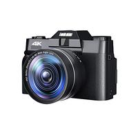 BGAZA 48MP Digital Camera For Photography 3" Flip Rotate Screen 4K Selfile Camcorder 16X Digital Zoom Streaming Video Cameras(NO TF Card,With Lens)