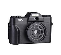 BGAZA 48MP Digital Camera For Photography 3" Flip Rotate Screen 4K Selfile Camcorder 16X Digital Zoom Streaming Video Cameras(32G TF Card,Only camera)