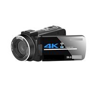 BGAZA 56MP Digital Cameras For Photography 4K Camcorder Webcam Vlog Set 18X Digital Zoom Night Vision Video Recorder(16G SD Card,Standard)