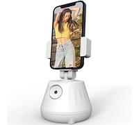 BGAZA Face Tracking Smart Gimbal Stabilizer Auto Rotation Cell Phone Holder Selfie Stick Wireless Stand For Live Cast(Bianco)