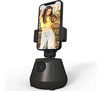 BGAZA Face Tracking Smart Gimbal Stabilizer Auto Rotation Cell Phone Holder Selfie Stick Wireless Stand For Live Cast(Nero)