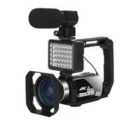 BGAZA Full 4K Blog Video Recorder Streaming Camcorder Portable Outdoor UHD 48MP Digital Vlog Cameras For Photography(No SD Card,Set 3)