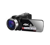 BGAZA Full 4K Blog Video Recorder Streaming Camcorder Portable Outdoor UHD 48MP Digital Vlog Cameras For Photography(128G SD Card,Generation 2)