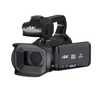 BGAZA Full 4K Professional Camcorder 64MP Video Camera For Streaming Digital Webcam Photography Vlog Recorder 18X Auto Focus(128G SD Card)