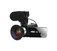 BGAZA Full 4K UHD Digital Camera Stream Camera 4K Vlog Camcorder 18X 48MP Digital Video Recorder Webcam Time Lapse(No SD Card,With Lens MIC)