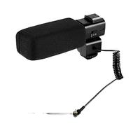 BGAZA On-Camera Stereo Microphone For Vlog Live Streaming DV Camcorder Video Sound Recorder