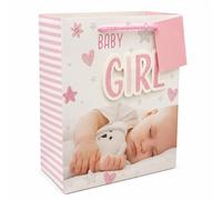 BGC Studios Wraptastic Baby Girl Medium Gift Bag 22.5x18x10cm
