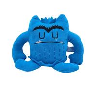 Bgdhinkt Colourful Emotion Monster Plush, Soft Stuffed Mood Dolls, Multicolour Decorative Plush for Display & Gifting (1, Blue)