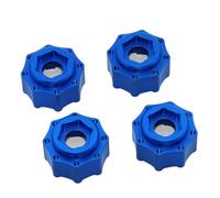 BGDIEAKIN 17mm Hex Adapter 8X32 To 17mm For Suitable For Proline 3.8inch Tires, Pack Of 4, 1/8 Large Wheel Upgrade Parts(Blau)