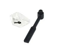BGDIEAKIN 1set AT-VMN95E Replacement Stylus Brush Kit For AU-DIO-TECHNICA VM95 Series ATXP7 Cartridge Plastic Stylus Accessories(With brus)