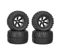 BGDIEAKIN 4Pcs For Monster Truck Tires 120mm Wheel Tyre With 12mm Hex For Slash HQ727 1/10 Short Course Truck 16101 1/16 Off-Road RC Car