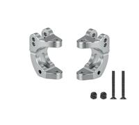 BGDIEAKIN Alloy 7075 Front C Hubs for AR-RMA 1/10 for Go-rgon Mega 550 Vorteks 2WD Fury QUAKE(SILVER)