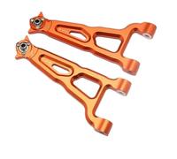 BGDIEAKIN Aluminum Front Upper Suspension Arm For LO-SI 1/6 for Su-per Baja Rey 1.0/2.0 LOS254037(Orange)