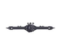 BGDIEAKIN Aluminum One Piece Construction Front Rear Offset Straight Axle Set for 1/10 RC Crawler Axial SCX10 II VS4-10 Rock Trucks Parts(Rear Black)